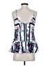 Lovers + Friends 100% Polyester Blue Sleeveless Blouse Size S - photo 2