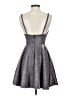 Banjul 100% Polyester Metallic Silver Cocktail Dress Size S - photo 2