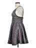Banjul 100% Polyester Metallic Silver Cocktail Dress Size S - photo 5