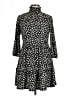 AUW Hearts Black Casual Dress Size L - photo 1