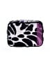 Trina Animal Print Purple Black Makeup Bag One size - photo 2