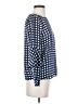MNG Suit Blue 3/4 Sleeve Blouse Size 2 - photo 4