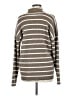Splendid Stripes Brown Turtleneck Sweater Size M - photo 2