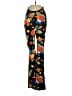 Danielle Bernstein Print Black Casual Pants Size 2 - photo 1