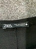 Zara 100% Polyester Solid Black Casual Dress Size M - photo 7
