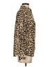 1901 100% Cotton Animal Print Tan Long Sleeve Top Size XS - photo 4