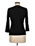 Gerry Weber 100% Polymide Metallic Silver 3/4 Sleeve Top Size 6 - photo 2