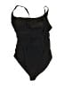 EOMENIE Solid Black One Piece Swimsuit Size XL - photo 2
