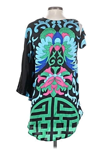 VOOM by Joy Han Short Sleeve Silk Top (view 2)