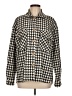Shein 100% Polyester Houndstooth Ivory Black Cardigan Size M - photo 1