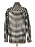 Shein 100% Polyester Houndstooth Ivory Black Cardigan Size M - photo 2