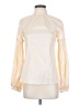 Tea & Cup 100% Polyester Ivory Long Sleeve Blouse Size S - photo 1