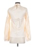 Tea & Cup 100% Polyester Ivory Long Sleeve Blouse Size S - photo 2