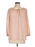 New Directions 100% Polyester Pink 3/4 Sleeve Blouse Size L - photo 1