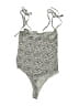 Audrey 3+1 Tweed Gray One Piece Swimsuit Size M - photo 1