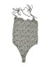 Audrey 3+1 Tweed Gray One Piece Swimsuit Size M - photo 2