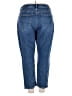 DKNY Solid Blue Black Jeans Size 18 - photo 2