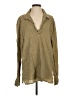 CALVIN KLEIN JEANS Tan Long Sleeve Blouse Size XS - photo 1
