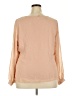Simplee Tan Long Sleeve Blouse Size EU 52 / US 22 - photo 2