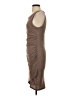 Leith Solid Brown Casual Dress Size S - photo 5