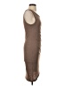 Leith Solid Brown Casual Dress Size S - photo 4