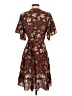 Max Studio Floral Burgundy Cocktail Dress Size XS - photo 2