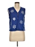 Merry & Bright Blue Vest Size M (petite) - photo 1