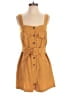 First Monday Solid Tan Orange Romper Size XS - photo 1