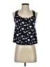 Mine Blue Sleeveless Top Size S - photo 1