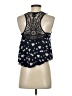 Mine Blue Sleeveless Top Size S - photo 2