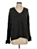 By Anthropologie Metallic Black Pullover Sweater Size XS - photo 1