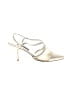 Stuart Weitzman Metallic Gold Tan Heels Size 9 1/2 - photo 1