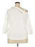 Shein Curve 100% Polyester Ivory White 3/4 Sleeve Blouse Size 2X - photo 2