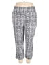 Women With Control Print Silver Casual Pants Size 3X (tall) - photo 1