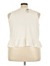Torrid Ivory Sleeveless Blouse Size 3X Plus (3) - photo 2