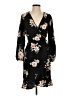 Xhilaration 100% Polyester Floral Black Casual Dress Size S - photo 1
