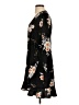 Xhilaration 100% Polyester Floral Black Casual Dress Size S - photo 5