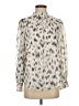 Vince Camuto 100% Polyester Animal Print Ivory Long Sleeve Blouse Size XS - photo 1