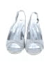 David's Bridal Metallic Silver Heels Size 10 - photo 2