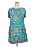 Madison Paisley Teal Casual Dress Size 2X - photo 1