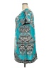 Madison Paisley Teal Casual Dress Size 2X - photo 5