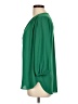 Pleione 100% Polyester Green 3/4 Sleeve Blouse Size L - photo 5
