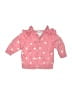Hartstrings 100% Cotton Polka Dots Pink Cardigan Size 3-6 mo - photo 1