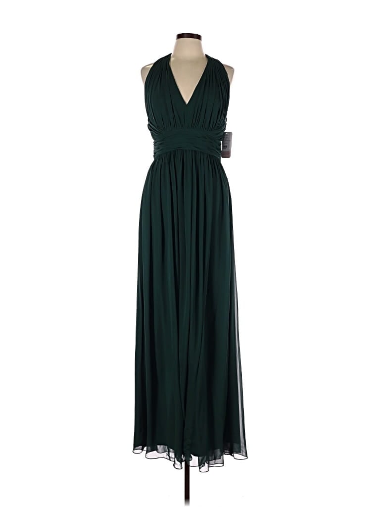 Thread Cocktail Dress In Green