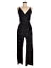 Kaileigh Stars Black Jumpsuit Size M - photo 1