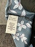 Parker 100% Polyester Floral Blue Black Long Sleeve Blouse Size XL (estimated) - photo 7