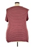 Nine Britton Burgundy Short Sleeve Top Size 3X - photo 2