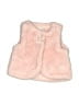 Carter's 100% Polyester Pink Faux Fur Vest 0-3 MO / 3 MO - photo 1