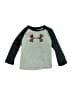 Under Armour 100% Polyester Gray 3/4 Sleeve T-Shirt Size 2T - photo 1