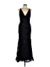 Xscape 100% Nylon Black Blue Cocktail Dress Size 12 - photo 1
